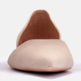 Marco Shoes bailarinas sutis bege 2