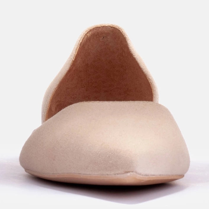 Marco Shoes bailarinas sutis bege 2