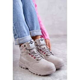 Botas quentes femininas Lee Cooper LCJ-22-01-1373 cinza 4