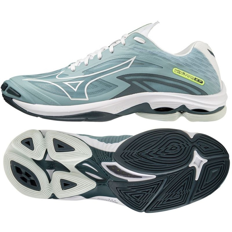 Tênis de vôlei Mizuno Wave Lightning Z7 M V1GA220038 cinza tons de cinza 1 Tênis de vôlei Mizuno Wave Lightning Z7 M V1GA220038 cinza tons de cinza 1