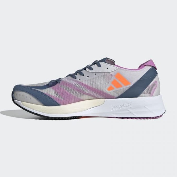 Tênis Adidas Adizero Adios 7M GX6647 branco roxo laranja 1
