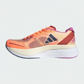 Tênis Adidas Adizero Boston 11 W GX6654 preto vermelho roxo laranja multicolorido amarelo 1