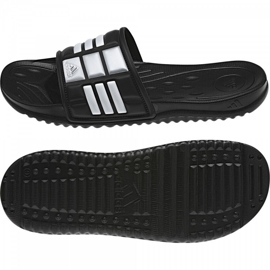Chinelos Adidas Mungo Qd M 012670 preto prata 1 Chinelos Adidas Mungo Qd M 012670 preto prata 1