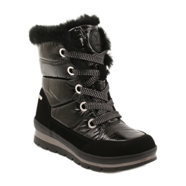 Caprice Botas de neve preta feminina com membrana de capriche 9-26226-29 019 preto 1