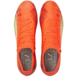 Chuteiras de futebol Puma Ultra Ultimate FG / AG M 106868 03 vermelho laranjas e vermelhos 1