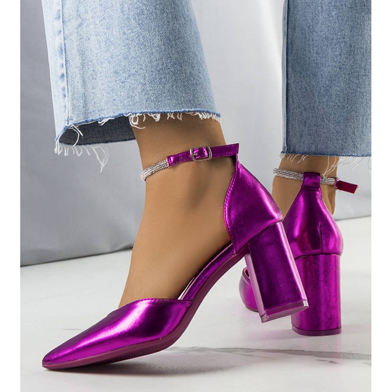 BM Bombas rosa com zircônias cúbicas Leighton 1