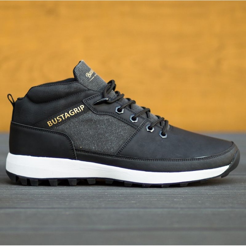 Tênis de couro Tênis Trax Bustagrip M MRM7A preto 1