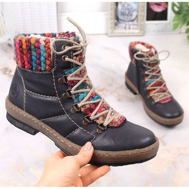 Botas isoladas Rieker W RKR566 azul marinho 1