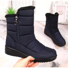 Botas de neve com isolamento NEWS W EVE377B azul marinho 1