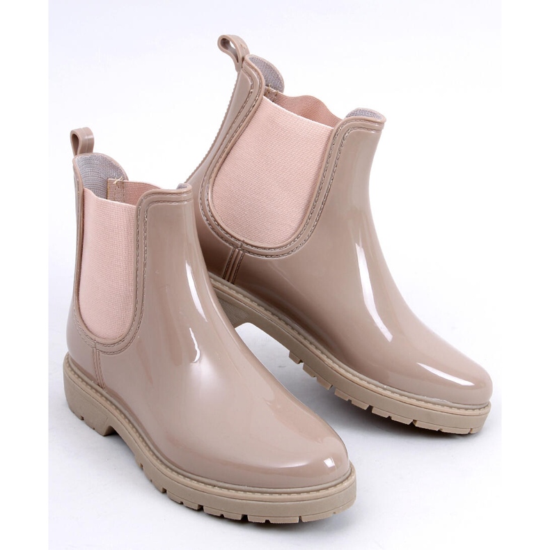 Galochas femininas Botas curtas Jodhpur Essence Beige bege 1