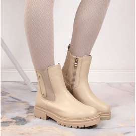 Botas quentes Jodhpur Laura La.Fi W PMR21 bege 2 Botas quentes Jodhpur Laura La.Fi W PMR21 bege 2