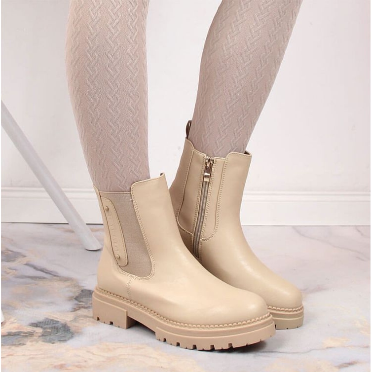 Botas quentes Jodhpur Laura La.Fi W PMR21 bege 2 Botas quentes Jodhpur Laura La.Fi W PMR21 bege 2