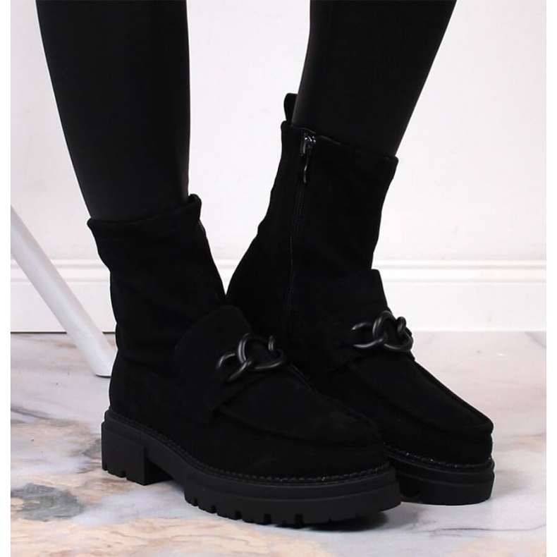 Botas de camurça com isolamento Laura La.Fi PMR26 preto 2 Botas de camurça com isolamento Laura La.Fi PMR26 preto 2