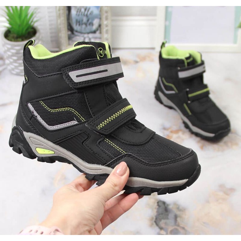 Masita Botas com isolamento de velcro McKeylor Jr JAN171 preto 1 Masita Botas com isolamento de velcro McKeylor Jr JAN171 preto 1