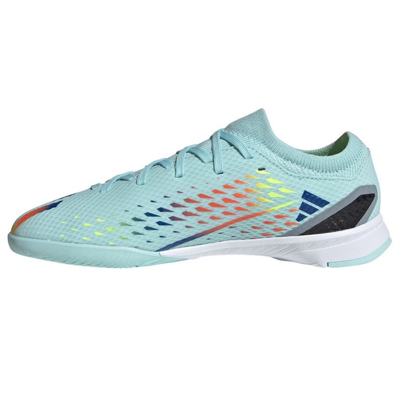 Chuteira Adidas X Speedportal.3 In Jr GW8467 azul azul 1 Chuteira Adidas X Speedportal.3 In Jr GW8467 azul azul 1