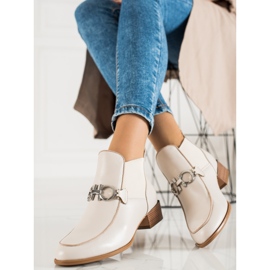 W. Potocki Botas Potocki elegantes. bege 1 W. Potocki Botas Potocki elegantes. bege 1