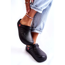 Chinelos leves femininos Kroks Big Star II275001 preto 5