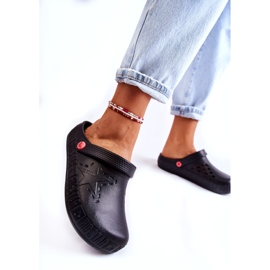 Chinelos leves femininos Kroks Big Star II275001 preto 3