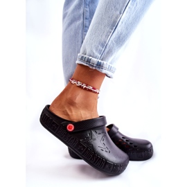 Chinelos leves femininos Kroks Big Star II275001 preto 1