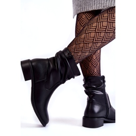 Sergio Leone Saltos lisos enrugados femininos pretos 4