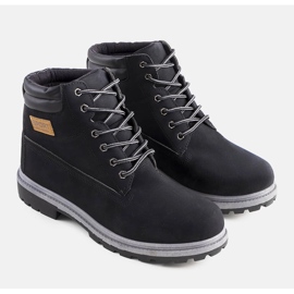 Botas isoladas pretas de homem, Kinze preto 1
