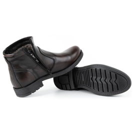 Olivier Botas masculinas de couro Chelsea de 302 MP kabir castanho 3