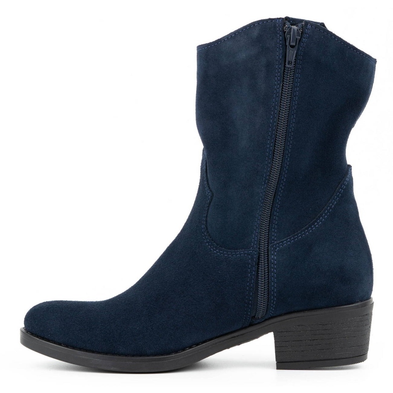 Olivier Bota Angela azul marinho de salto alto vazado para mulher 1