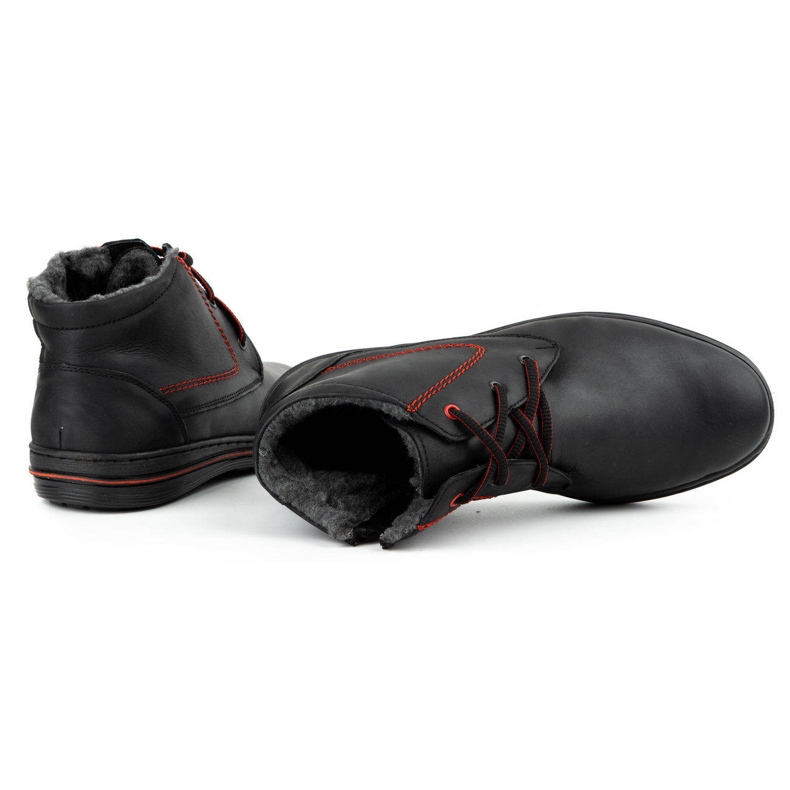 Polbut Botas femininas com isolamento de inverno 339 pretas preto 3