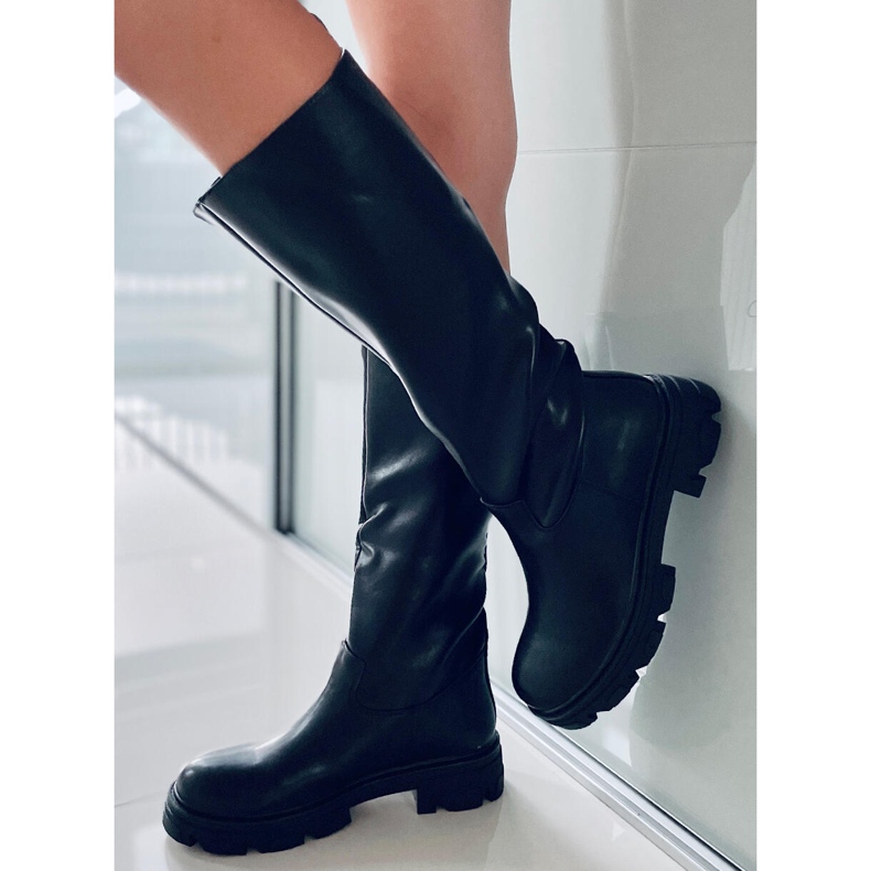 BM Botas de equitação Powell Black para mulher preto 2