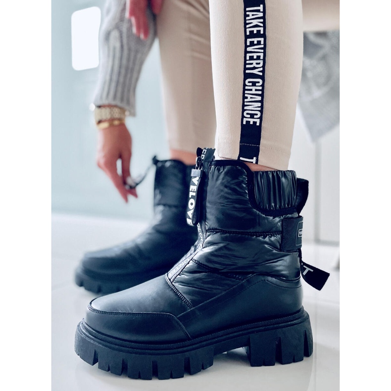 BM Botas de neve com isolamento Joanie Black preto 2 BM Botas de neve com isolamento Joanie Black preto 2