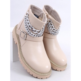 BM Botas com corrente Marvin Beige bege 2 BM Botas com corrente Marvin Beige bege 2