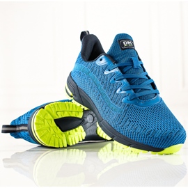 DK Calçado esportivo confortável para homem azul 2