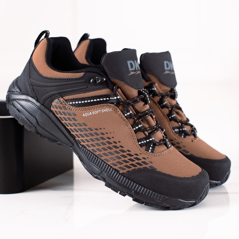 DK sapatos de caminhada castanhos de homem 1