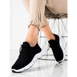 SHELOVET Tênis esportivos pretos 1