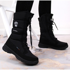 Botas de neve impermeáveis ​​Black American Club preto 2