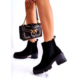 Seastar Botas femininas isoladas com zíper, pretas preto 3