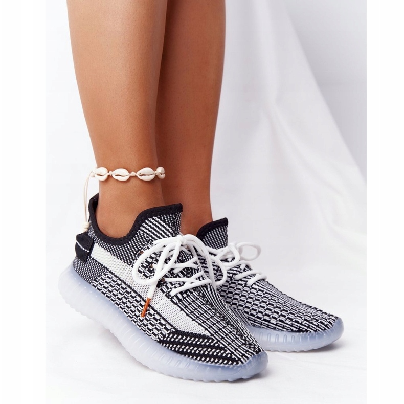 PA1 Sapatos esportivos com solado em gel preto Freestyler branco 2