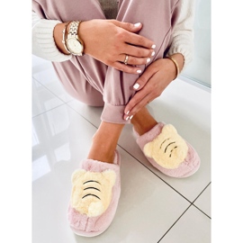 BM Chinelos de mulher Rosa Pérola amarelo 1