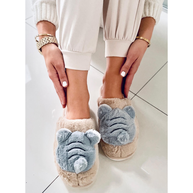 PA1 Chinelos Femininos Bege Pérola 1