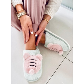 PA1 Chinelos de mulher Pearl Mint verde rosa 1