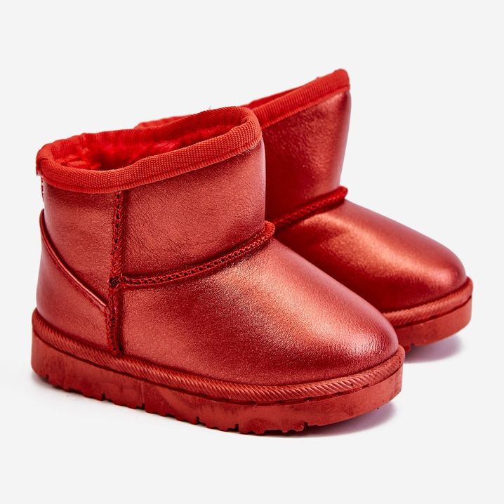 Botas de neve isoladas para crianças vermelhas Scooby vermelho 1 Botas de neve isoladas para crianças vermelhas Scooby vermelho 1