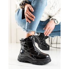 Botas de neve na plataforma VINCEZA preto 2