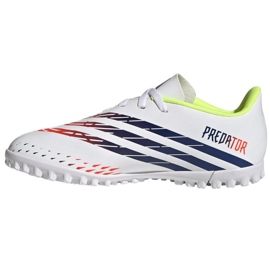 Chuteira Adidas Predator Edge.4 V Tf Jr GV8496 branco branco 1 Chuteira Adidas Predator Edge.4 V Tf Jr GV8496 branco branco 1