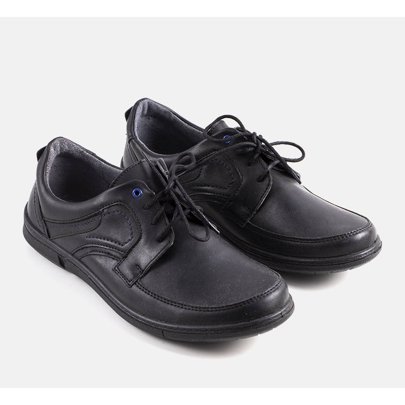 Sapatos pretos de homem Lukio 1
