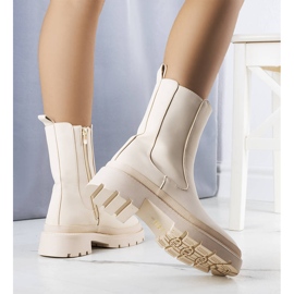 BM Botas com isolamento bege fosco, Coletta 1