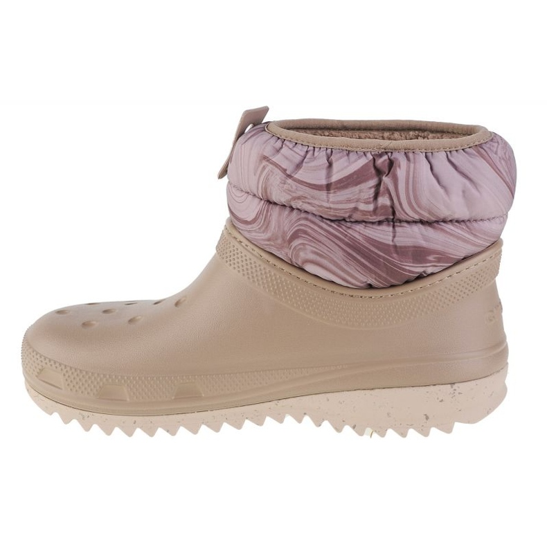 Bota Crocs Classic Neo Puff Shorty 207311-195 bege 1