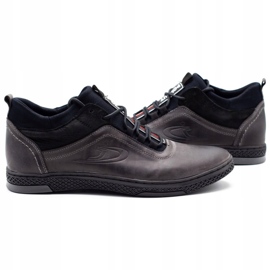 Polbut Botas de inverno masculinas K27F, cinza preto 3