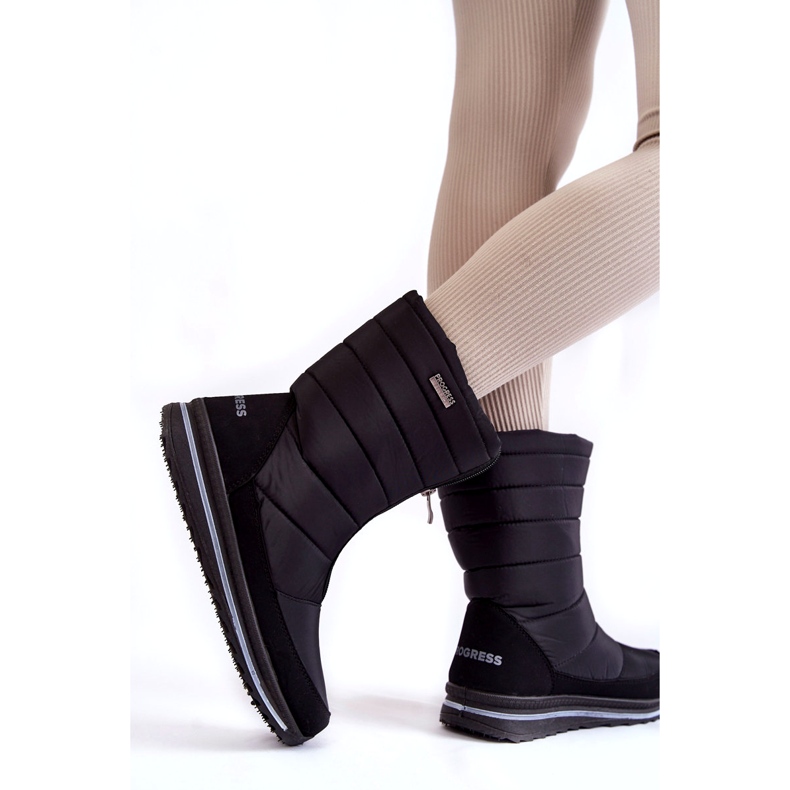 Botas de neve femininas leves e isolantes Progress PROGJ-22-129 Preto 2 Botas de neve femininas leves e isolantes Progress PROGJ-22-129 Preto 2