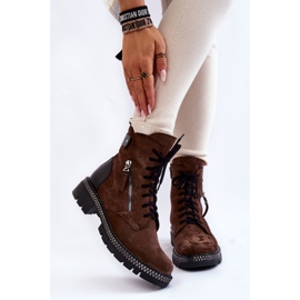 Botas isoladas em camurça Laura Messi 2508 Marrom 1