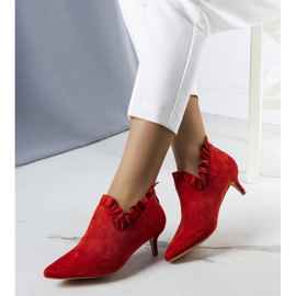 BM Sapatos vermelhos com cabedal Gavri 1